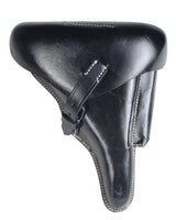 Holster à port apparent Mil-Tec P08 à coque rigide, reproduction en cuir de buffle