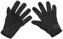 Gants néoprène MFH Mesh fins à trois doigts rabattables et bonne sensibilité tactile