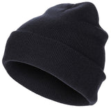 Bonnet à revers large MFH en acrylique maille fine double épaisseur