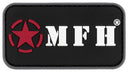 Morale patch logo de marque Fox Outdoor en caoutchouc 3D 7,5 x 4 cm auto-agrippant