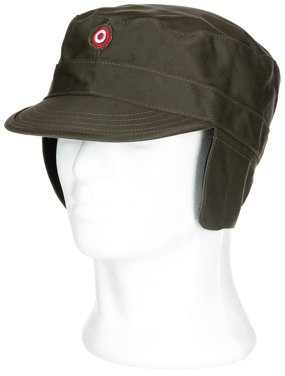 Casquette de treillis autrichienne KAZ03 d'hiver, surplus d'occasion, lot de 10