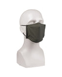 Masque facial Mil-Tec Square-Shape en polyester élasthanne doublé coton avec pince-nez