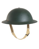 Casque d'entraînement Mil-Tec gabarit britannique à bord plat en acier embouti