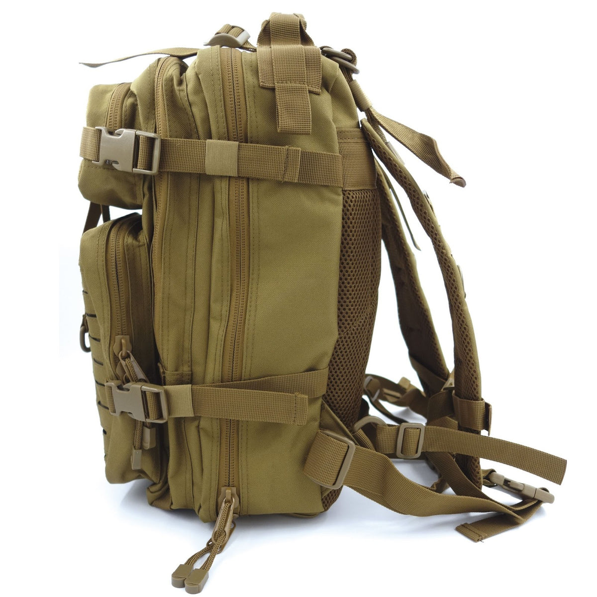 Sac à dos 27 L Assault Pack polyester 600D MOLLE à découpe laser