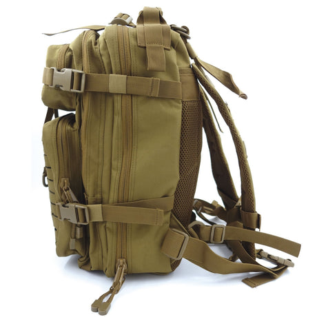 Sac à dos 27 L Assault Pack polyester 600D MOLLE à découpe laser