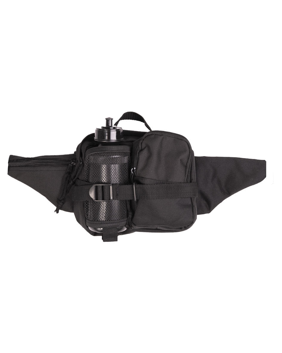 Sacoche de ceinture Mil-Tec en polyester enduit PVC avec bouteille de 0,6 litre incluse