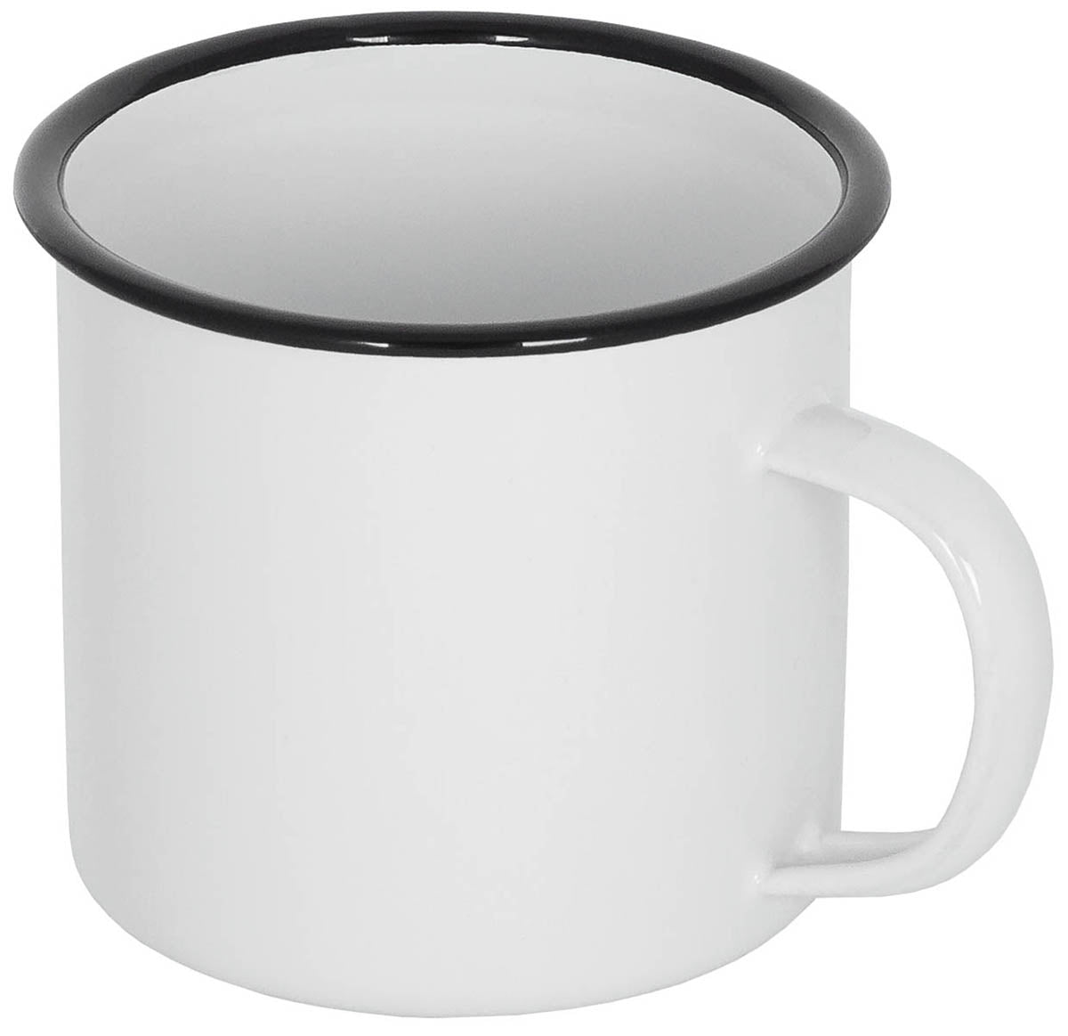 Quart Fox Outdoor en acier émaillé 350 ml 8 x 8 cm pesant 100 g au bivouac