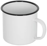 Quart Fox Outdoor en acier émaillé 350 ml 8 x 8 cm pesant 100 g au bivouac
