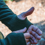 Veste chaude Artica Trek laine Mérinos 400 g/m² col montant à glissière dos allongé