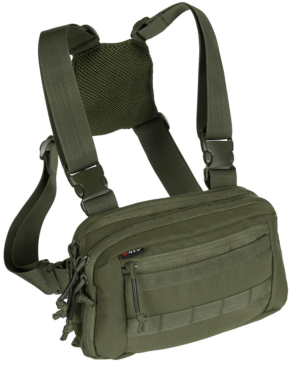 Poche ventrale MFH Recon en polyester 700D 27 × 18 × 7 cm à bretelles amovibles