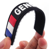 Bandeau d'identification Patrol Equipement Gendarmerie en PVC souple lettres en relief