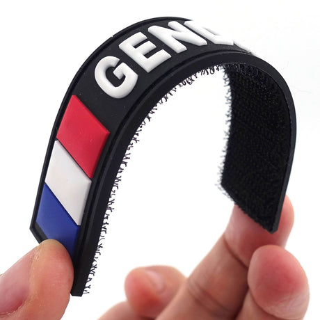 Bandeau d'identification Patrol Equipement Gendarmerie en PVC souple lettres en relief