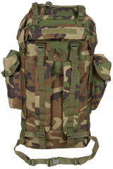 Sac à dos de combat type BW MFH 65 l armature aluminium compartiment bas séparable