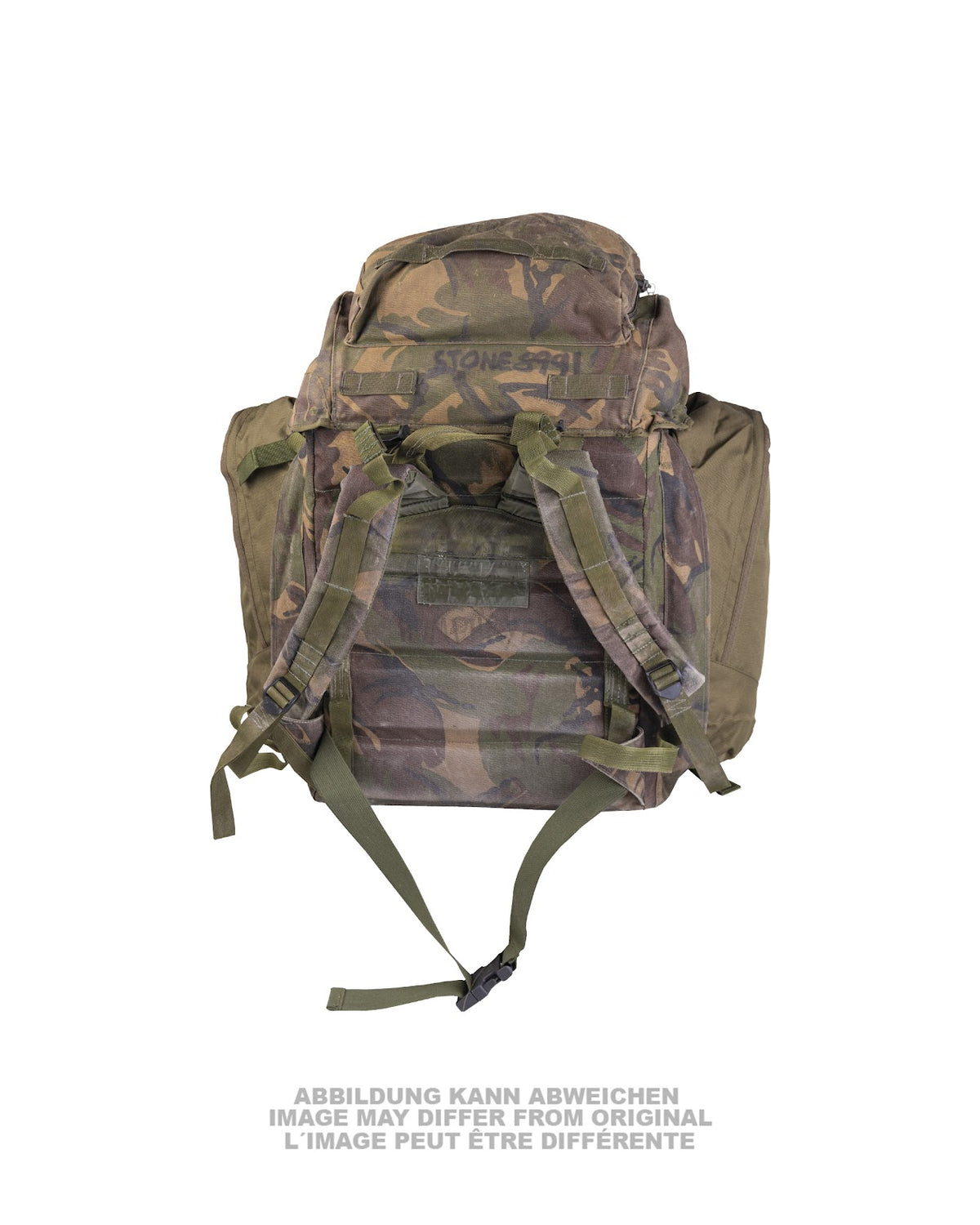 Sac à dos britannique PLCE en polyamide 80 litres avec poches latérales