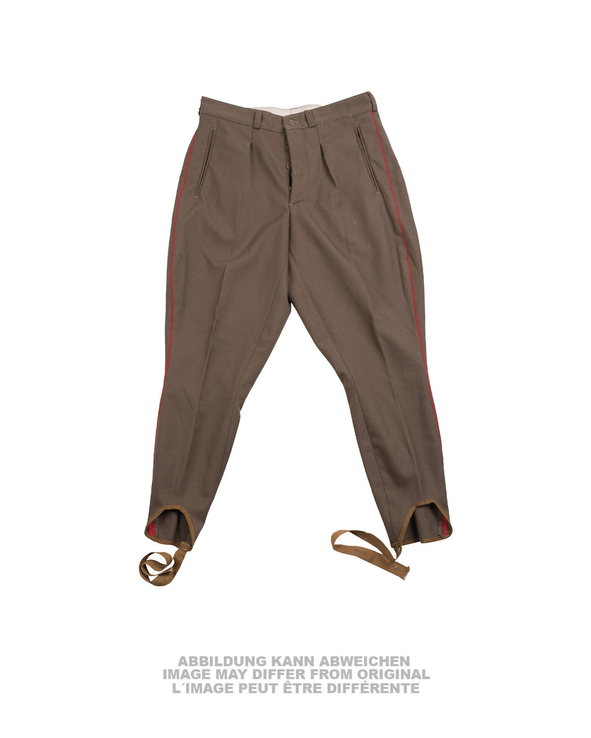 Culotte de botte en drap type soviétique à passepoil, surplus d'occasion