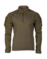 Chemise de combat Mil-Tec Tactical 2.0 en coton et ripstop à inserts filet aux aisselles