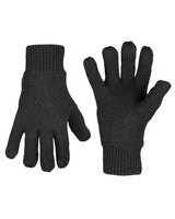 Gants d'hiver Mil-Tec en maille acrylique doublés Thinsulate avec poignet élastique