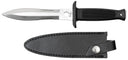 Dague de botte Fox Outdoor à double tranchant lame 14,2 cm avec brise-vitre