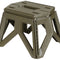 Tabouret de camping pliant Fox Outdoor en polypropylène hauteur 24 cm charge 100 kg
