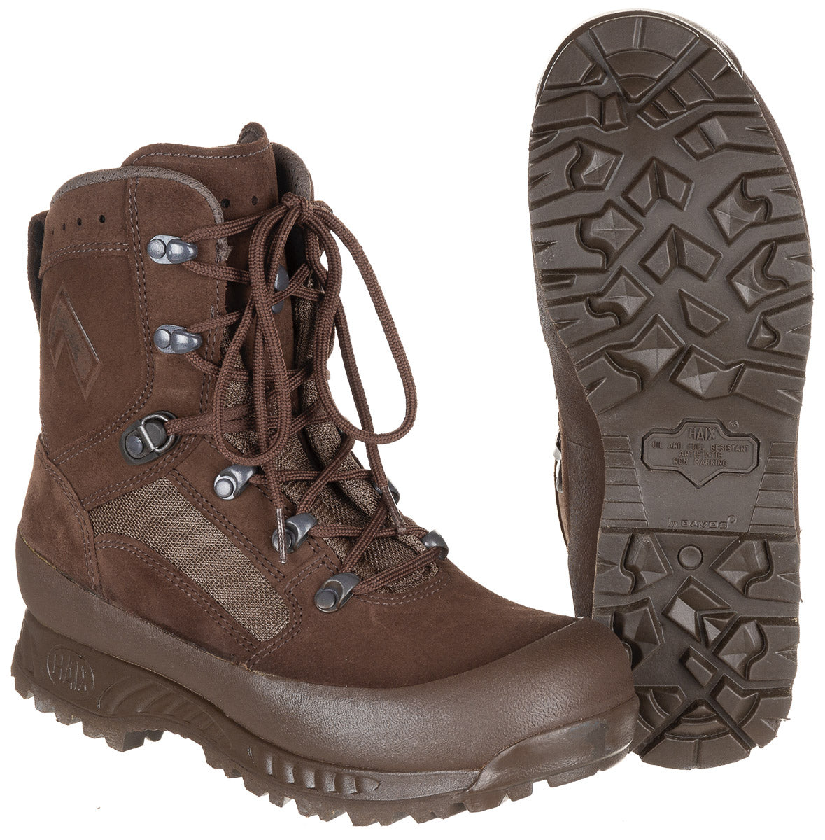 Chaussures de combat Haix coupe femme en caoutchouc respirant, surplus comme neuf