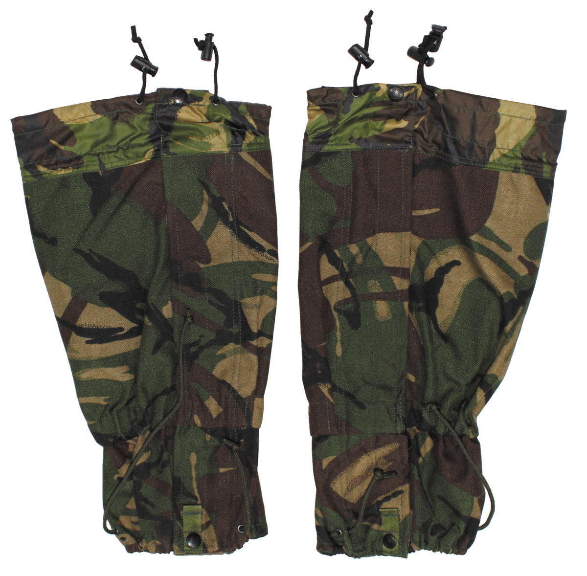 Guêtres britanniques à membrane imperméable, motif DPM, surplus d'occasion, lot de 5