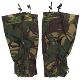 Guêtres britanniques à membrane imperméable, motif DPM, surplus d'occasion, lot de 5