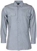 Chemise de service suédoise à manches longues, surplus comme neuf, lot de 10