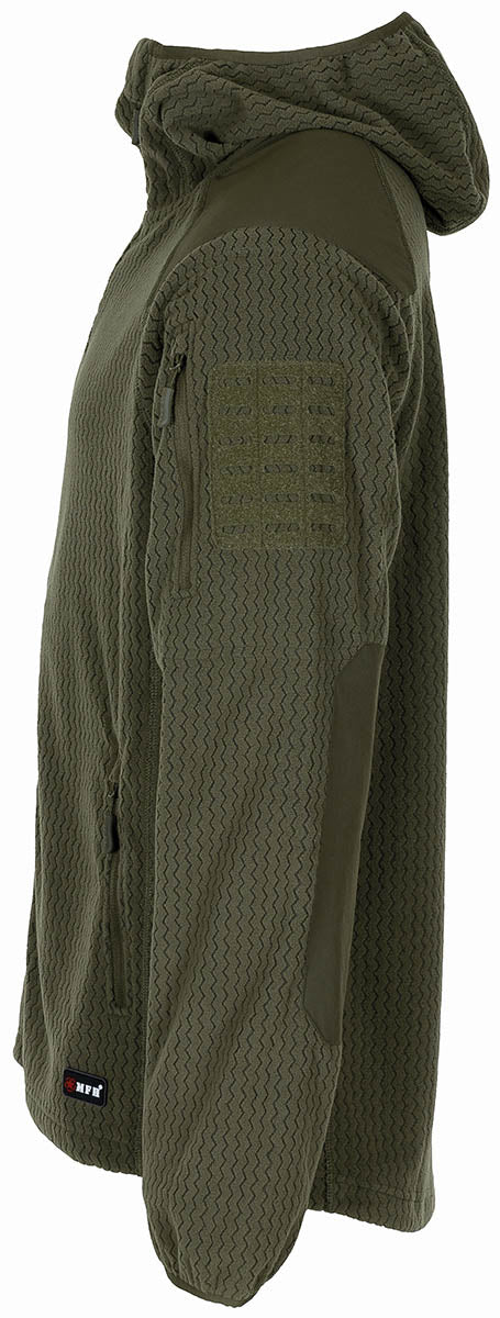 Veste polaire MFH ViperGrid à renforts d'épaules et de coudes résistants