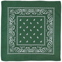 Bandana MFH en coton 55 x 55 cm, carré classique à porter au cou ou sur la tête
