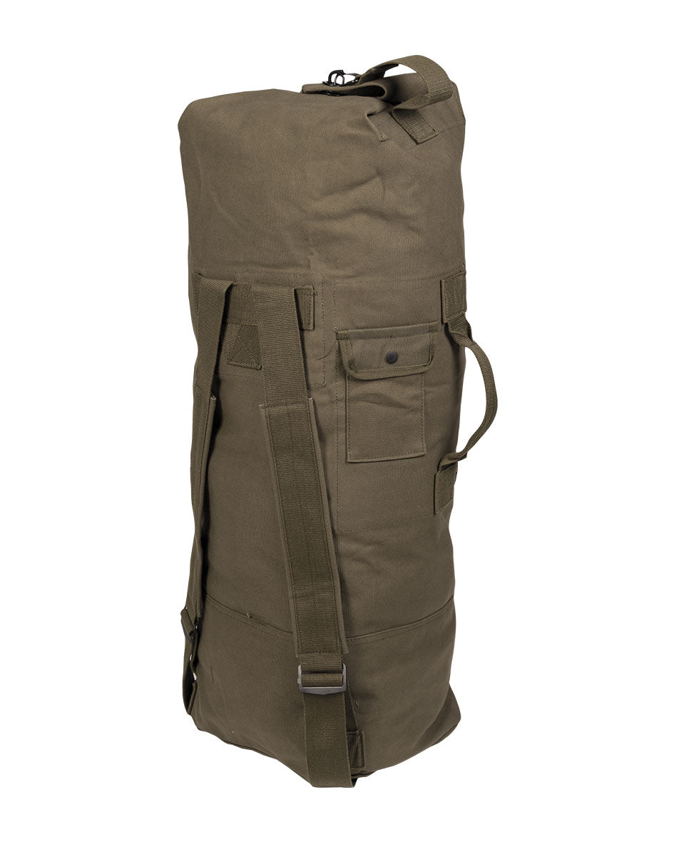 Sac marin type US Mil-Tec en coton 75 litres 100 × 50 cm avec bretelles rembourrées