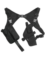 Holster d'épaule Mil-Tec en nylon ambidextre avec porte-chargeur détachable