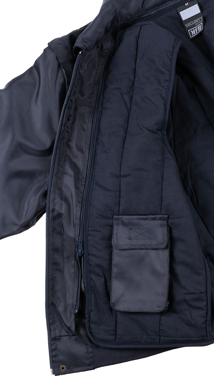 Blouson MFH Security à manches amovibles doublure séparable et écussons
