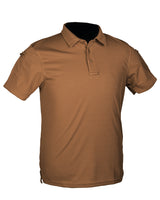 Polo tactique Mil-Tec à séchage rapide en polyester avec poches de bras et porte-stylo