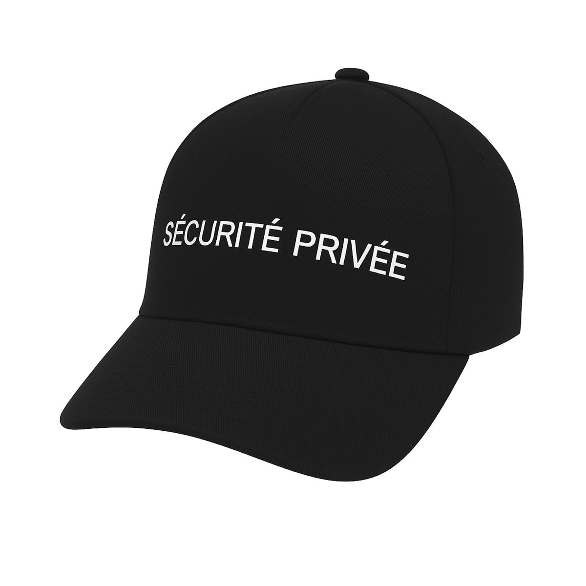 Casquette Sécurité privée Patrol Equipement polyester cinq panneaux à visière courbée