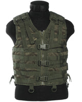 Gilet tactique Mil-Tec Modular System en polyester avec sangles porte-équipement