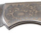 Couteau pliant Fox Outdoor manche bois à platines ouvragées lame 8,5 cm