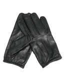 Gants anti-coupure Mil-Tec en cuir de vache doublure aramide Kevlar poignet élastique