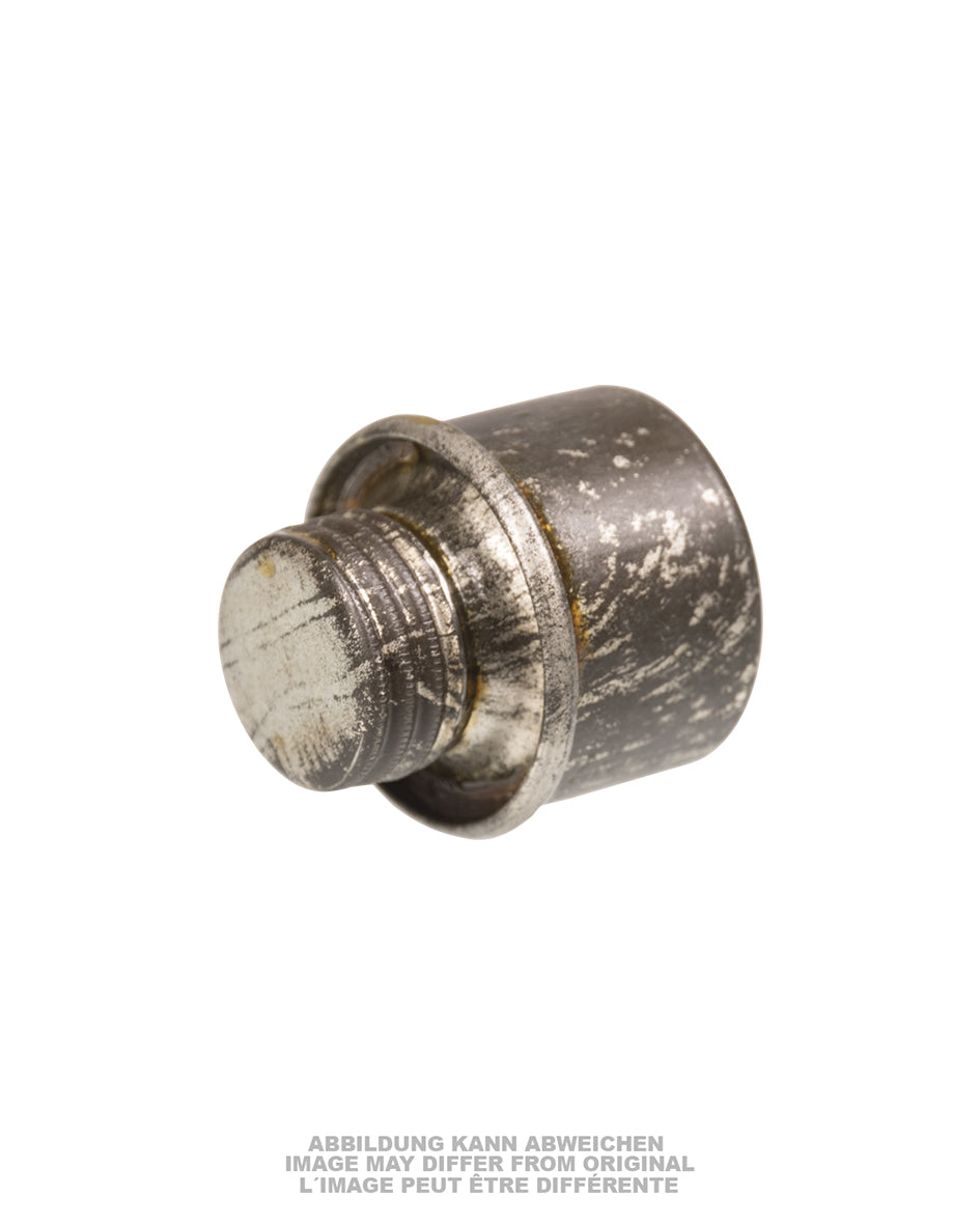 Burette d'huile de dotation soviétique, modèle rond, surplus usagé