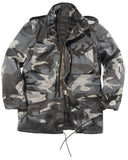 Veste de combat Mil-Tec type US M65 en polycoton avec doublure ouatée 170 g/m²