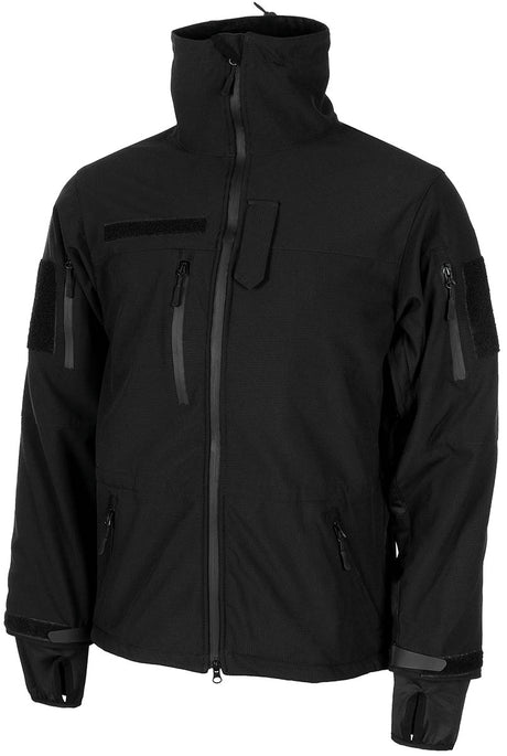 Veste softshell High Defence MFH Professional colonne d'eau 8000 mm glissières étanches