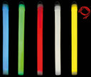 Bâton lumineux chimique MFH grand format 35 x 2,5 cm avec œillet, cordon et boîte
