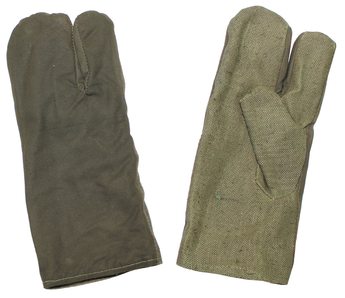 Gants de travail militaires, surplus comme neuf pour le froid et la manutention, lot de 10