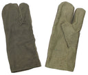 Gants de travail militaires, surplus comme neuf pour le froid et la manutention, lot de 10