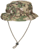 Chapeau de brousse MFH SF Boonie britannique en polycoton Rip Stop à jugulaire