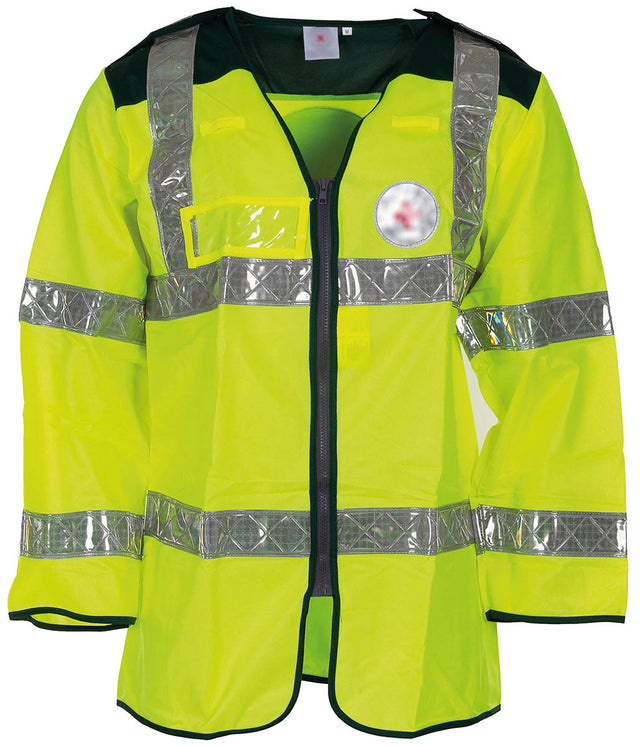 Veste de signalisation britannique tout polyester en polyester, surplus comme neuf, lot de 5