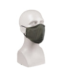 Masque tissu Mil-Tec en polycoton Ripstop doublé coton cordon de réglage lavable à 60 °C