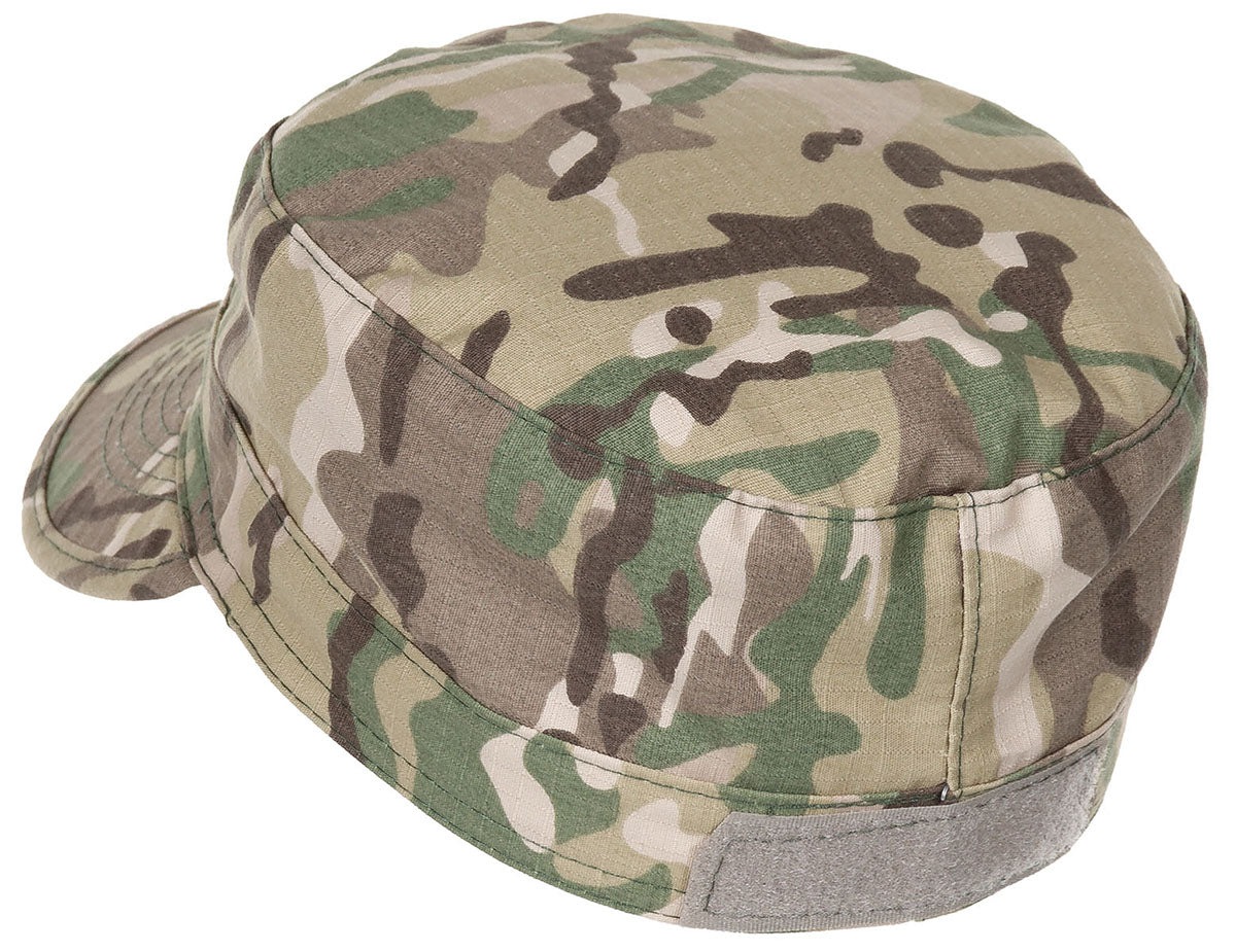 Casquette de treillis US ACU MFH en coton Rip Stop à panneau auto-agrippant