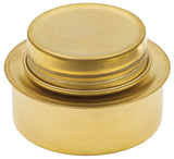 Réchaud à alcool Fox Outdoor en laiton 100 ml à couvercle vissé et joint caoutchouc
