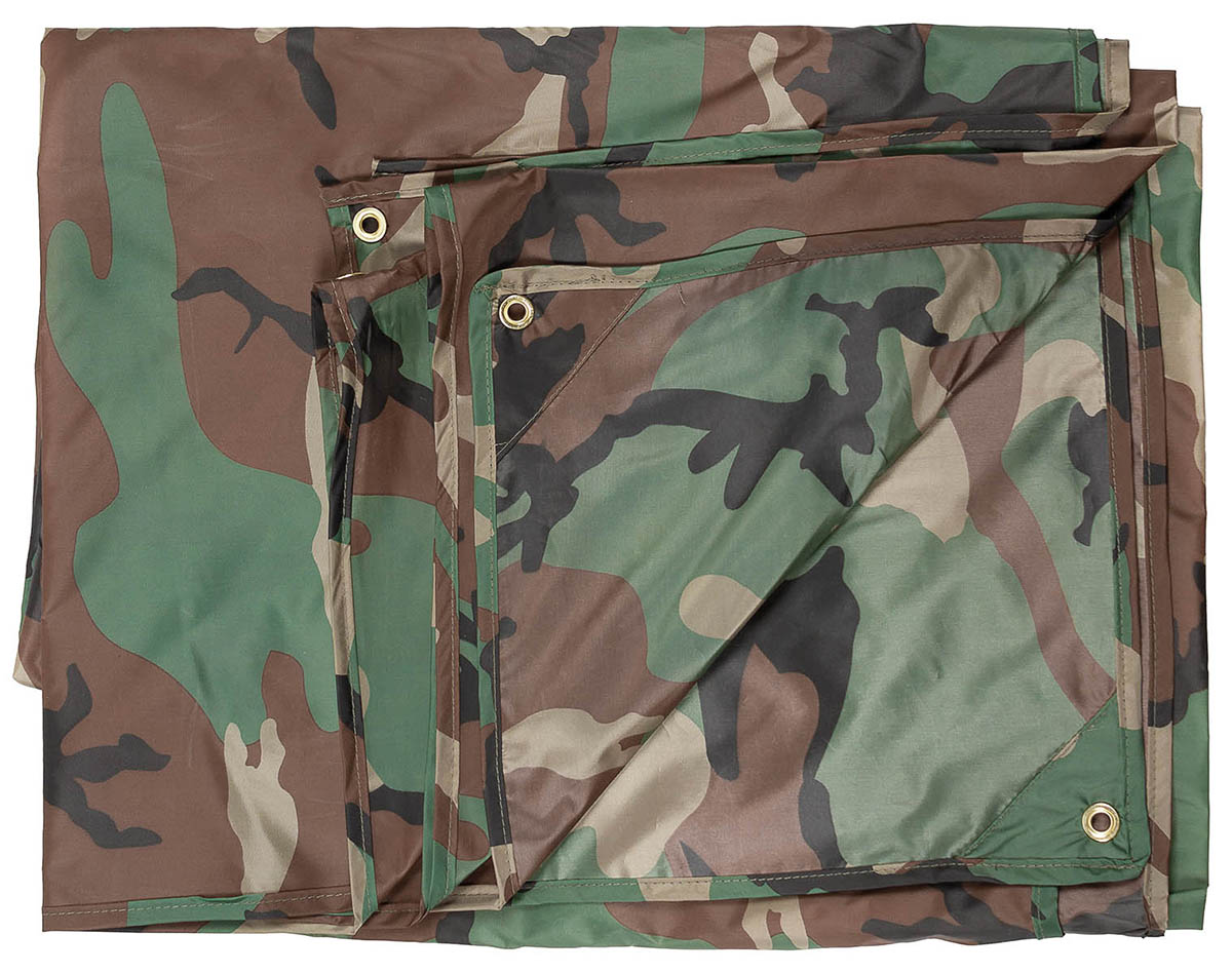 Bâche multi-usages MFH Tarp 300 x 300 cm à œillets renforcés colonne d'eau 2500 mm