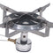 Réchaud à gaz pliant Fox Outdoor 3000 W à support de casserole et vanne en laiton